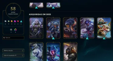[Entrega Automática] Conta Lol Ouro, 58 Skins, 2 Lendárias