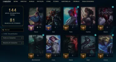 [Entrega Automática] Conta Lol Ouro, 58 Skins, 2 Lendárias