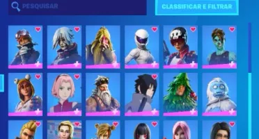Conta de Fortnite Com muitas Skins e picaretas Raras.