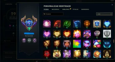 Conta lol lvl 702, 242 skins, esmerald 2, 333 MIL essências