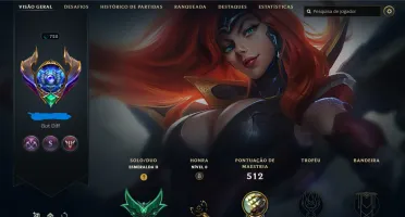 Conta lol lvl 702, 242 skins, esmerald 2, 333 MIL essências