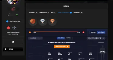 Conta steam Level 82 -Faceit 10 -GC 20 -23K Premier