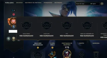 Unranked com 60 Champs e 27 Skins