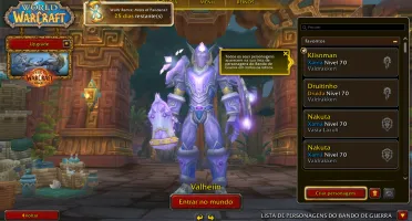 vendo conta wow