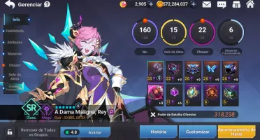 Conta Grand Chase Mobile Mid Game