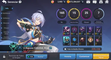 Conta Grand Chase Mobile Mid Game
