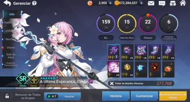 Conta Grand Chase Mobile Mid Game