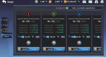 Conta Grand Chase Mobile Mid Game