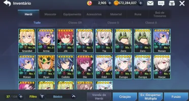 Conta Grand Chase Mobile Mid Game