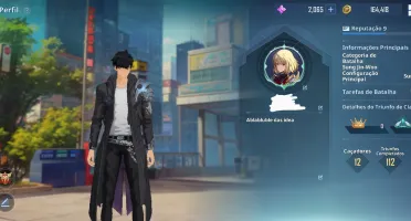 Conta de solo leveling: arise Global lvl 44