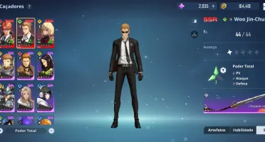 Conta de solo leveling: arise Global lvl 44