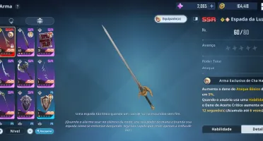 Conta de solo leveling: arise Global lvl 44