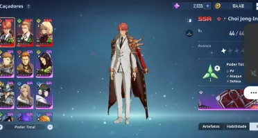 Conta de solo leveling: arise Global lvl 44
