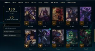 Esmeralda 4 com 45 Champs e 10 Skins