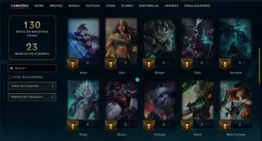 Esmeralda 4 com 45 Champs e 10 Skins