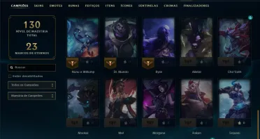 Esmeralda 4 com 45 Champs e 10 Skins