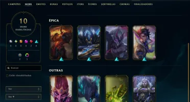 Esmeralda 4 com 45 Champs e 10 Skins