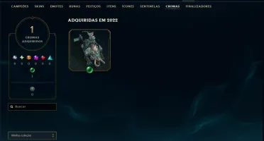 Esmeralda 4 com 45 Champs e 10 Skins