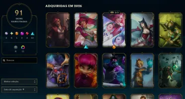 [Entrega Automática] Lol Prata, 91 Skins, Skins Ultimate