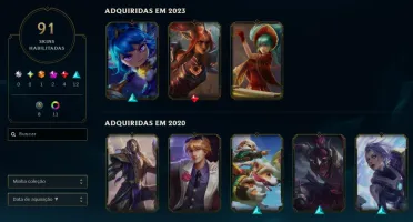 [Entrega Automática] Lol Prata, 91 Skins, Skins Ultimate