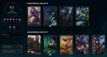 [Entrega Automática] Lol Prata, 91 Skins, Skins Ultimate