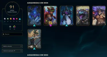 [Entrega Automática] Lol Prata, 91 Skins, Skins Ultimate