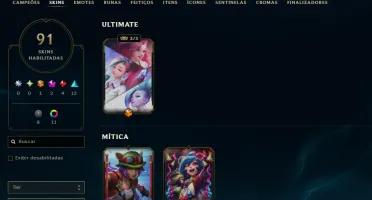 [Entrega Automática] Lol Prata, 91 Skins, Skins Ultimate