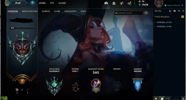 VENDENDO CONTA PLAT 4 194 SKINS, TODOS OS CAMPEÕES +72k EA