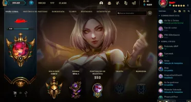 CONTA DE LOL, GOLD 2, 87 SKINS