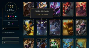 League of Legends - Conta de Colecionador