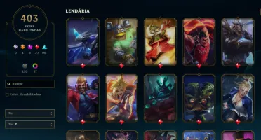 League of Legends - Conta de Colecionador