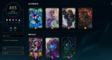 League of Legends - Conta de Colecionador