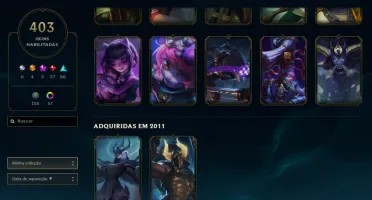 League of Legends - Conta de Colecionador