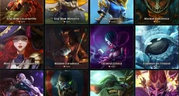 Conta com 119K IP, 63 skins, Platina II, todos campeões