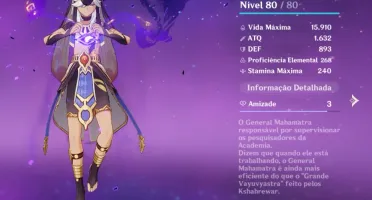 Genshin Impact Conta - AR51com seis 5*
