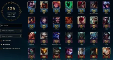 Conta BR 90 skins Todos campeões