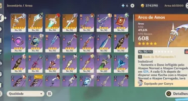 AR58, conta f2p com todos os bonus de compra