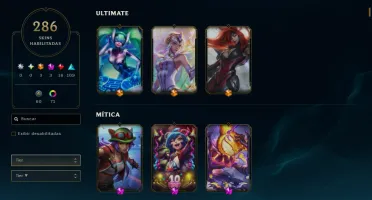 Conta Lol | 290 Skins | Season 2012 | 100% Segura
