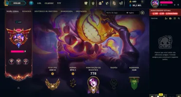 Conta Lol | 290 Skins | Season 2012 | 100% Segura