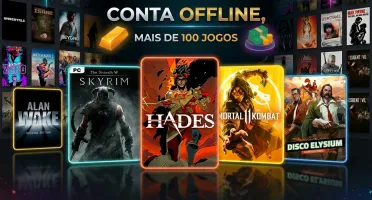 MEGA CONTA STEAM +50 JOGOS (MK11, HADES, SKYRIM)