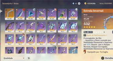 Eula + Childe + Estrela Invernal + Diluc