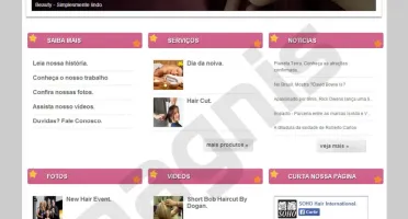 Site Script Php Sistema De Salão De Beleza Hair Studio