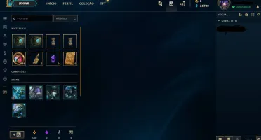 CONTA UNRAKED LEAGUE OF LEGENDS LVL 20