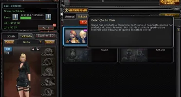 Conta Crossfire 1º Tenente Lvl 7