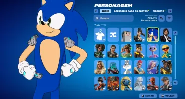 Conta Fortnite | 170 Skins | Sonic | Entrega automática!