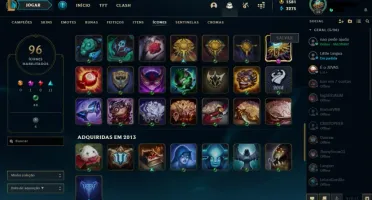 Conta de League of Legends criada em 2013 (raridade)