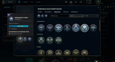 Conta de League of Legends criada em 2013 (raridade)
