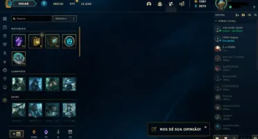 Conta de League of Legends criada em 2013 (raridade)
