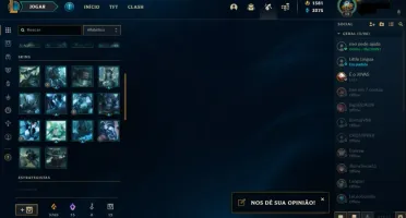 Conta de League of Legends criada em 2013 (raridade)