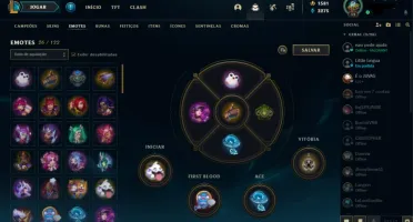 Conta de League of Legends criada em 2013 (raridade)